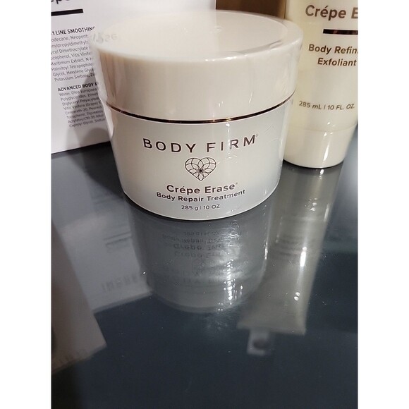 BODY FIRM CRÉPE ERASE BODY REPAIR TREATMENT  Fragrance Free & Refining Exfoliant - Picture 2 of 7